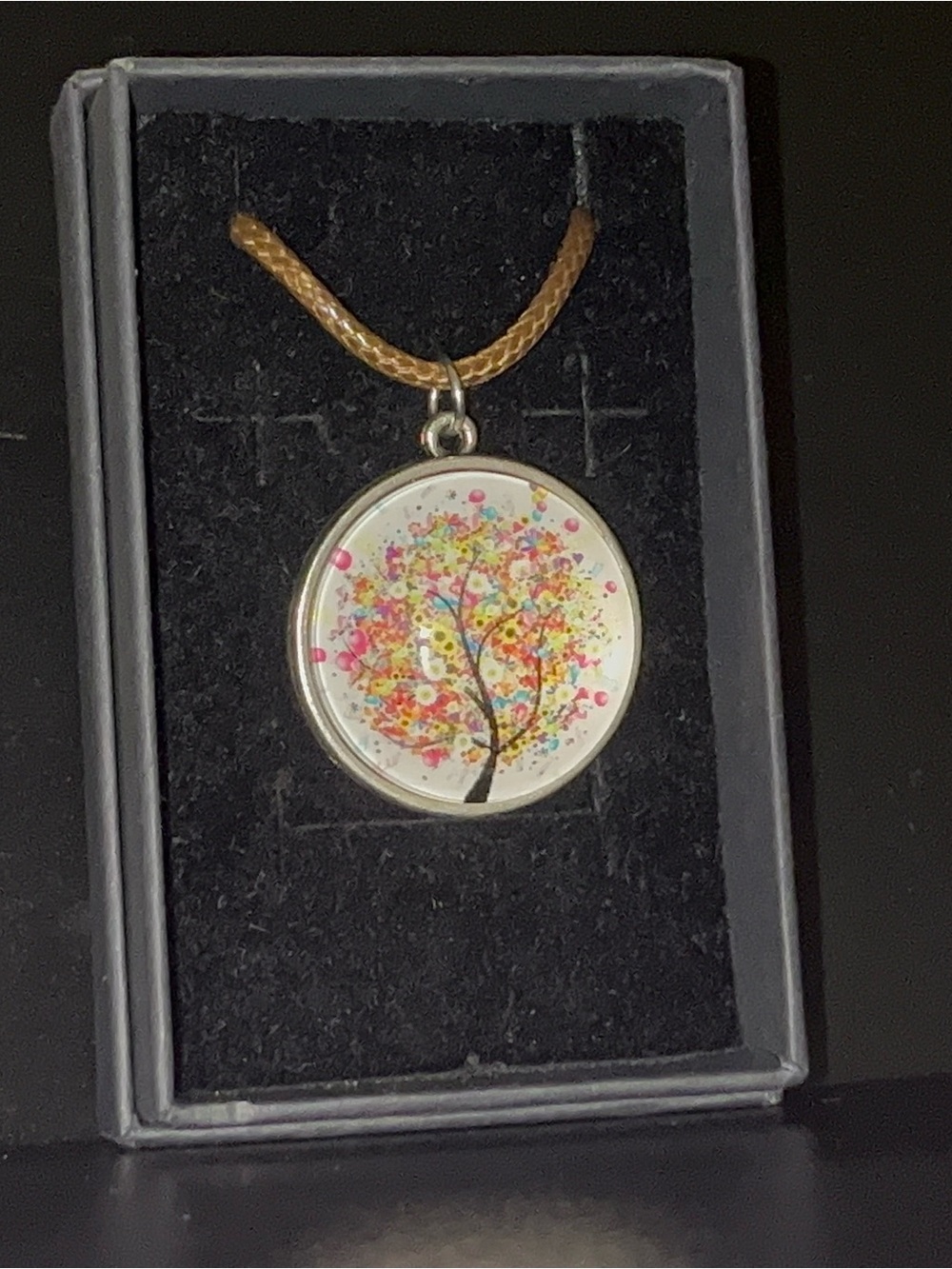 Multicolor Tree Pendant Necklace - Women Jewelry